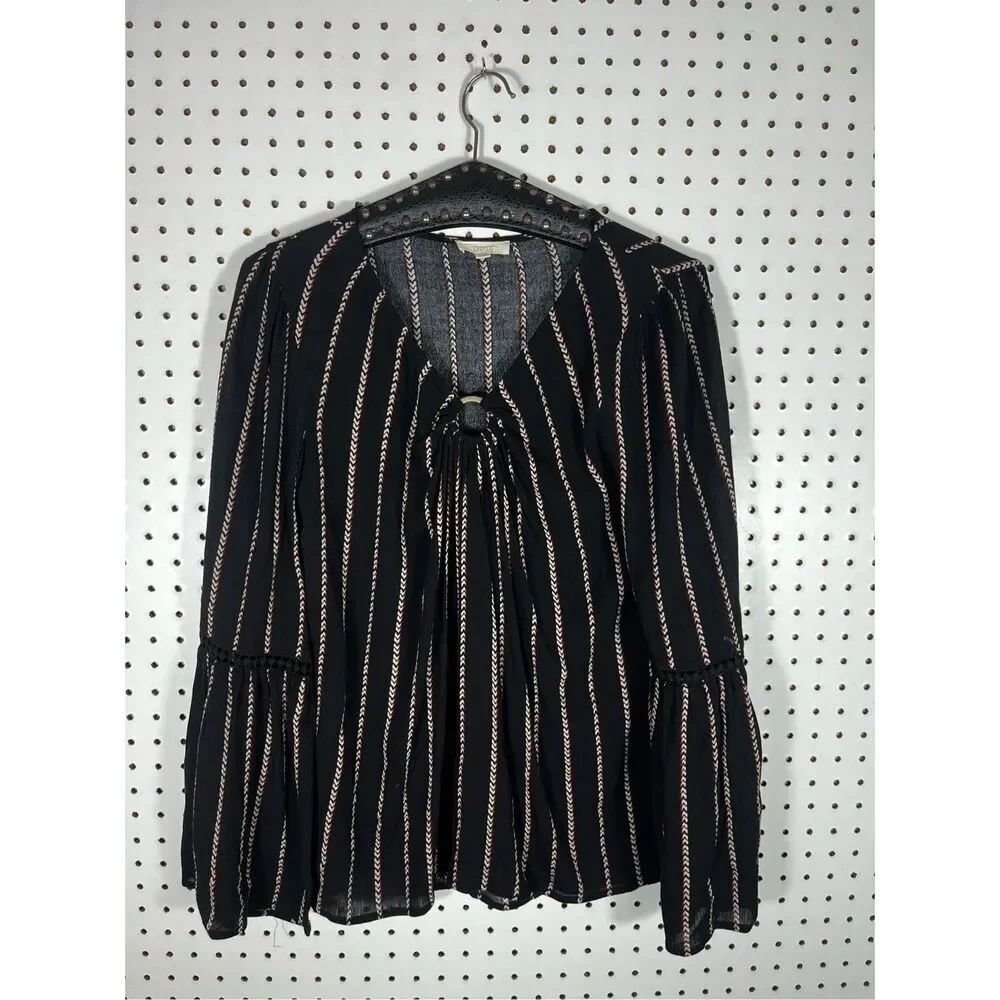 Oddy Boho bell sleeve top size S
